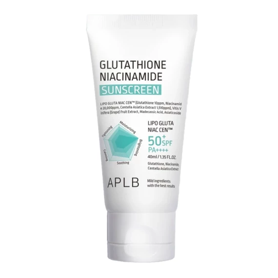 APLB Glutathione Niacinamide Sunscreen SPF 50+ /PA++++ Fényvédő