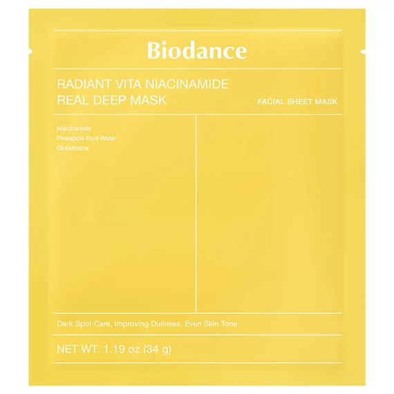 Biodance Radiant Vita Niacinamide Real Deep Maszk