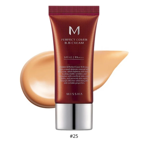 MISSHA M Perfect Cover BB Krém Meleg-Bézs No.25