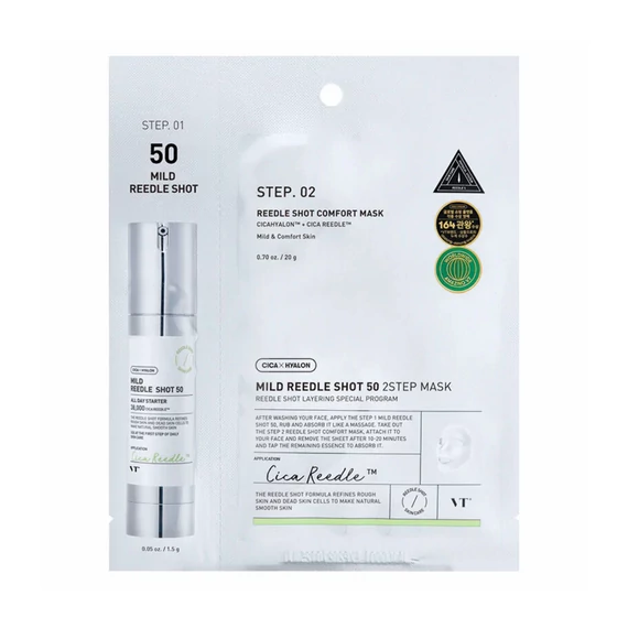 VT Cosmetics Mild Reedle Shot 50 2-Step Maszk